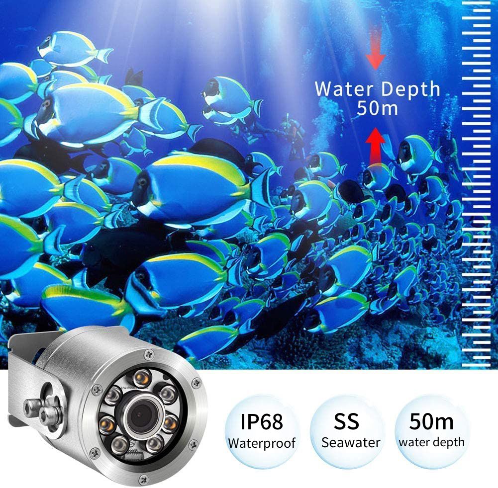 6.Underwater scientific research, aquaculture, live broadcast Using a high-speed underwater webcam