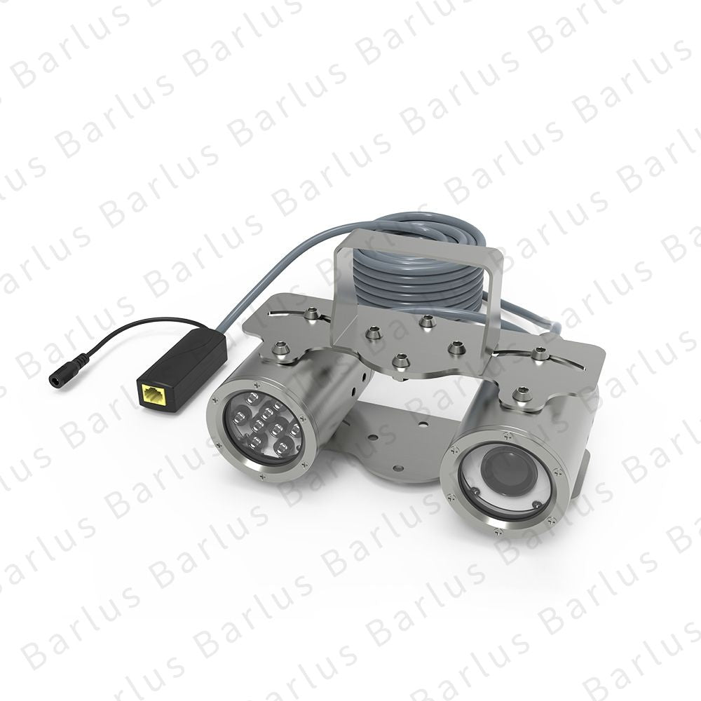 Seawater Underwater IP camera with single-side fill light