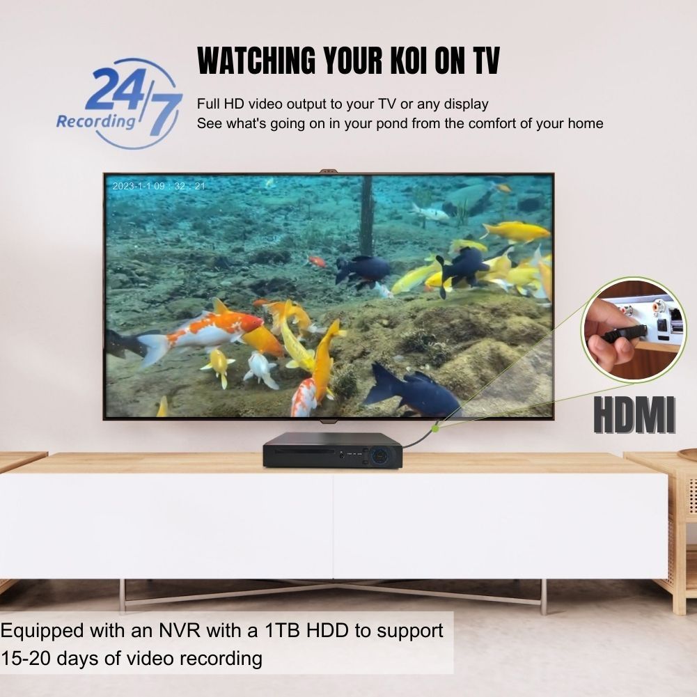 5.POE HD Underwater Surveillance System Easy Remote Access