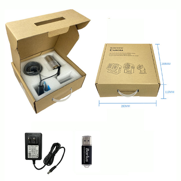 8.HD Wide Angle Underwater IP Camera for Saltwater and Freshwater Aquaculture
