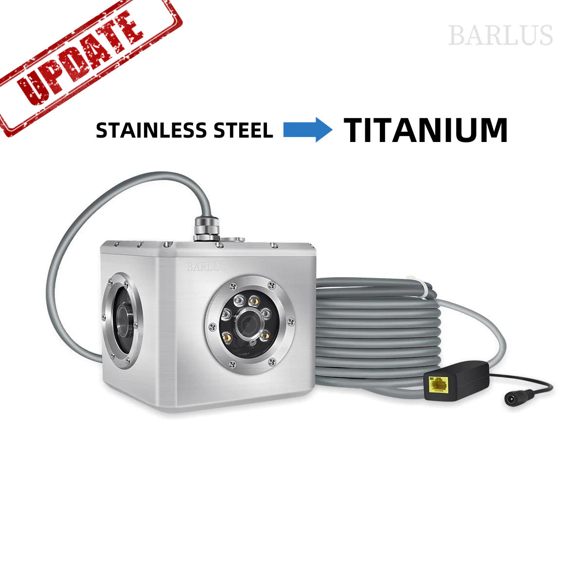 Panoramic 360° view omni-directional HD underwater camera