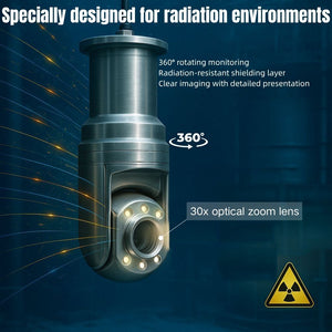 Barlus Radiation Resistant PTZ Underwater Camera 30x Optical Zoom for Nuclear Power Plants