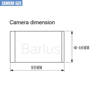 Mini 46MM diameter Underwater IP Camera application underwater robot