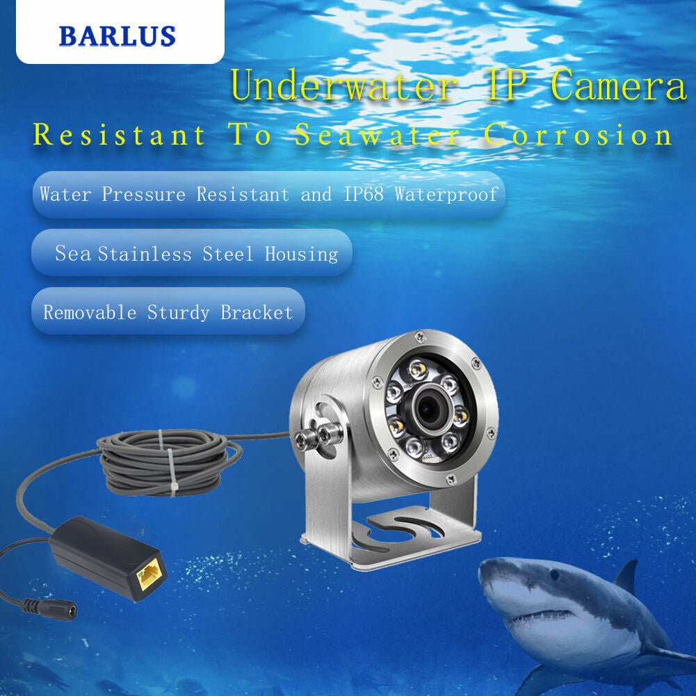Adjustable focal length 3.6mm lens - Underwater fixed camera for seawater freshwater