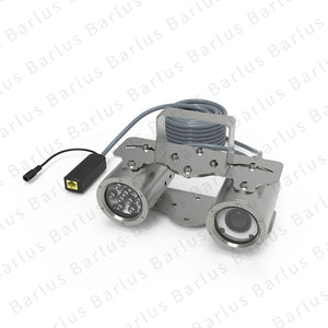 Seawater Underwater IP camera with single-side fill light