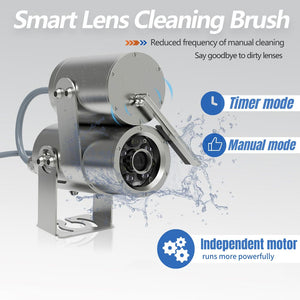 Smart Self-Cleaning Underwater Camera with High-Speed Imaging & Global Shutter for Alum Floc Formation Monitoring