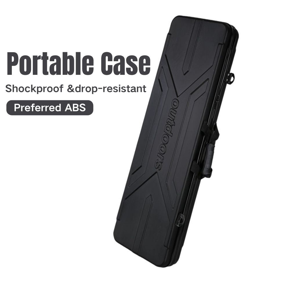 Outdoor carrying case can hold underwater camera telescopic pole, rainproof and shockproof