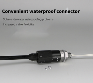 Underwater camera waterproof connector -Cable can be plugged and unplugged